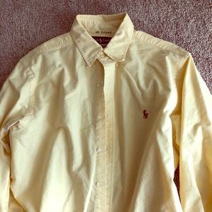 Ralph Lauren Men’s yellow dress shirt